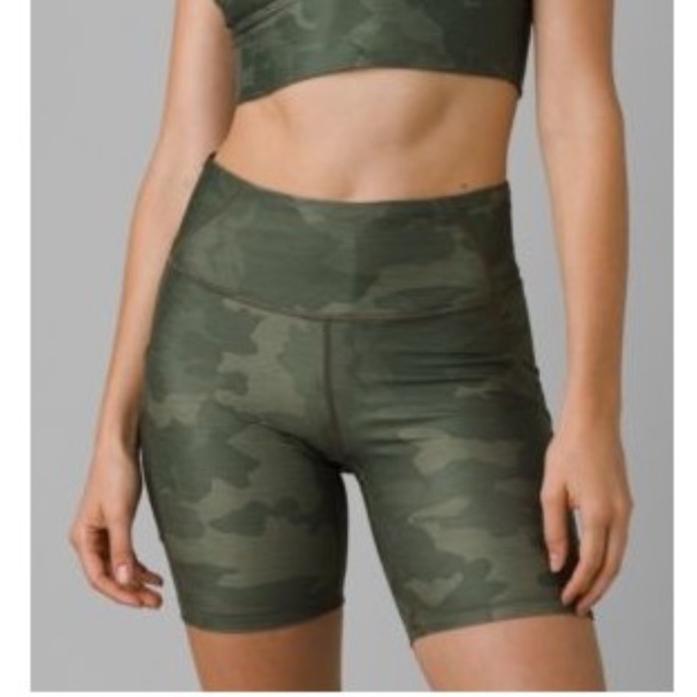 Prana Electa Biker Shorts NEW